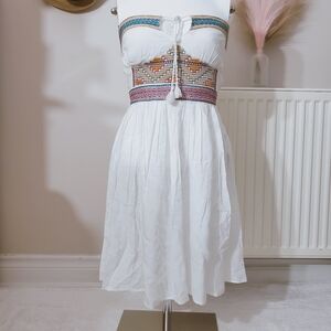 Costa Blanca • Sweetheart Flowy Dress- XS